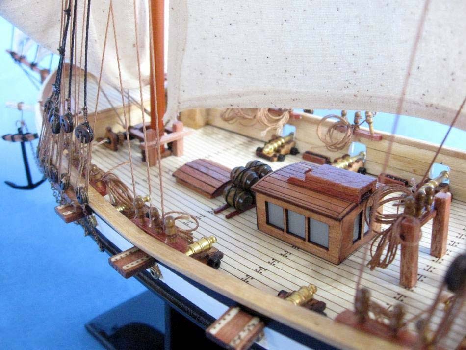 24 inch Wooden Tall Ship Model V948