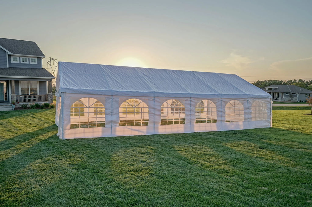 20'x40' Fire Resistant Event Tent with Sidewalls O5017