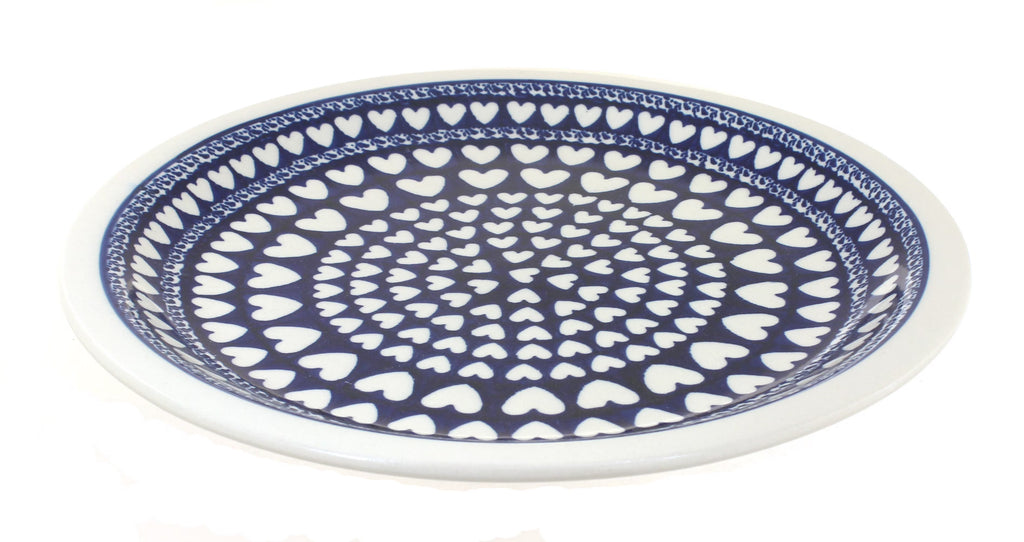 Blue Rose Polish Pottery Valentina Dinner Plate S778815