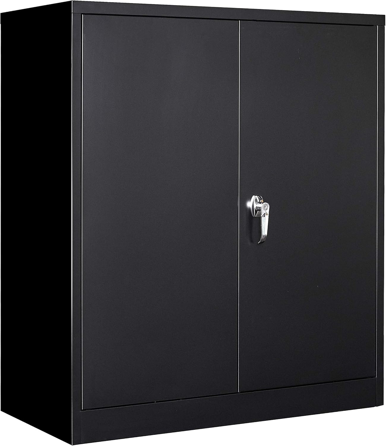 Metal Storage Cabinet with Locking Door and 2 Adjustable Shelves E440