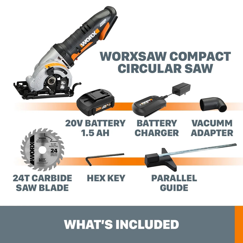 20 Volt 3.375 Inch Compact Circular Saw C364369