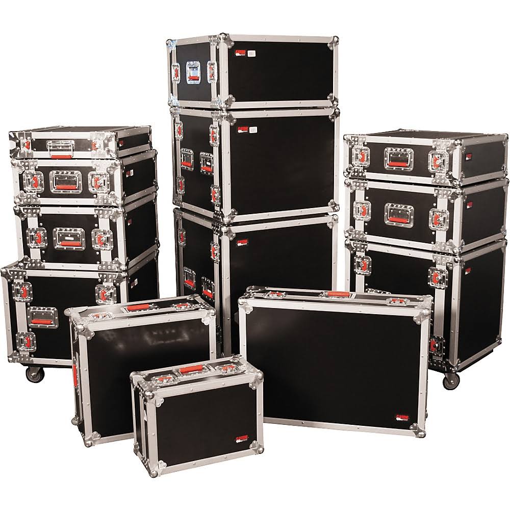 12U Cast Rack Road Case with Casters C961563