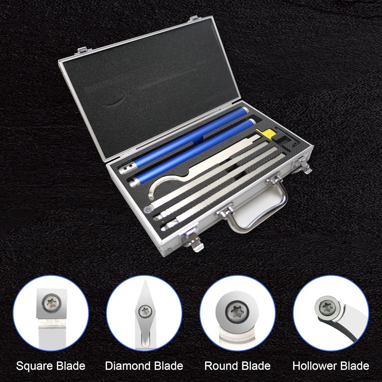Carbide Tipped Wood Turning Lathe Tools with Removable Alloy Handle and Carbide Inserts I613475