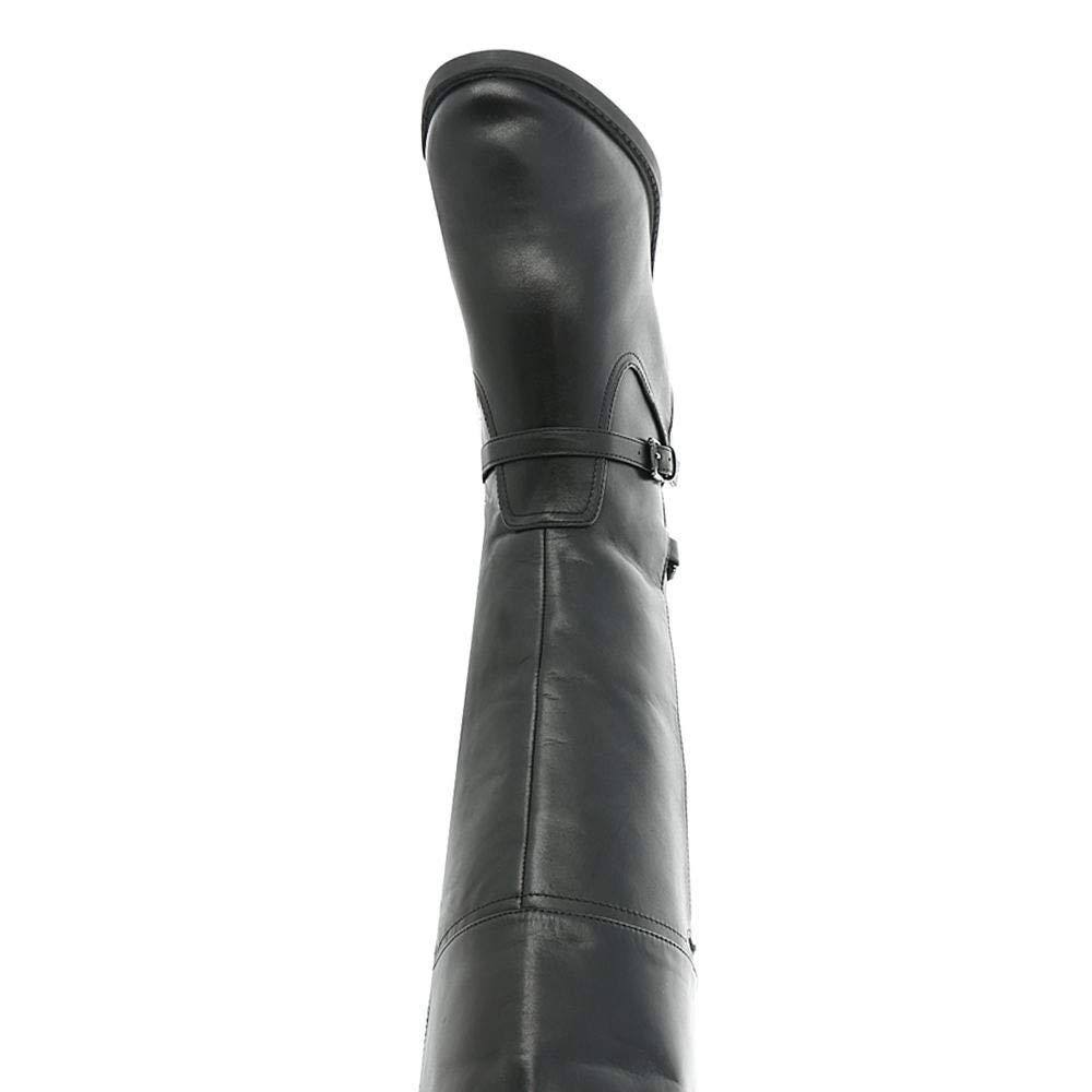 Black Wide Calf Shoes H4246