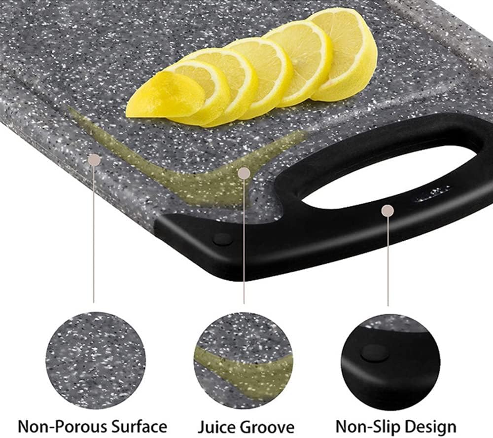 Set of 3 Cutting Boards with Juice Grooves & Carrying Handle M6846