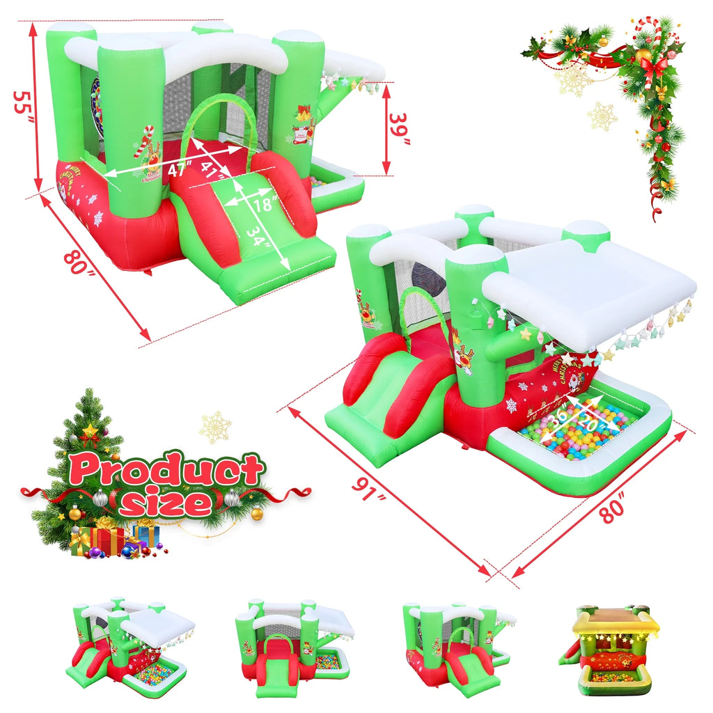 80" x 91" Inflatable Bouncer with Blower T5831