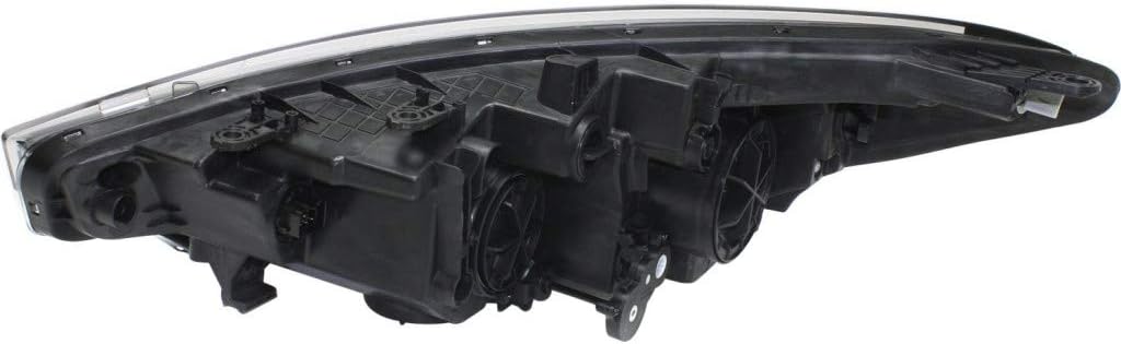 Headlight Assembly for 2014 2015 Kia Forte Koup, Driver and Passenger Side, Halogen with LED Position U706762