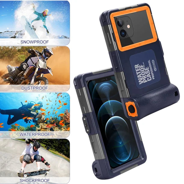 Waterproof Protective Case for Oppo A92 and Phones Up to 6.9 Inch with Lanyard R467065