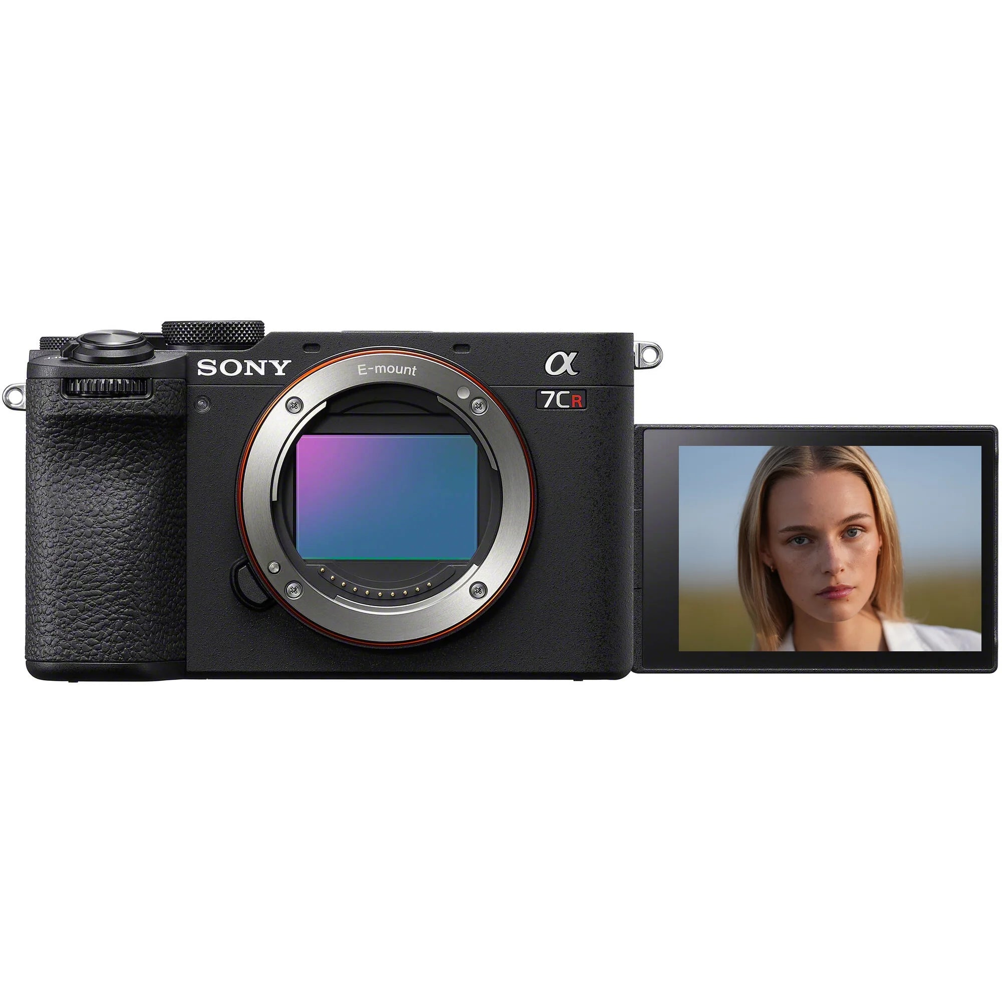 Sony a7CR Full Frame Mirrorless Camera Body + 50mm F1.8 Lens Black Bundle with Photography Backpack + Extra Battery + Microphone + LED + Monopod & Accessories Kit V343528