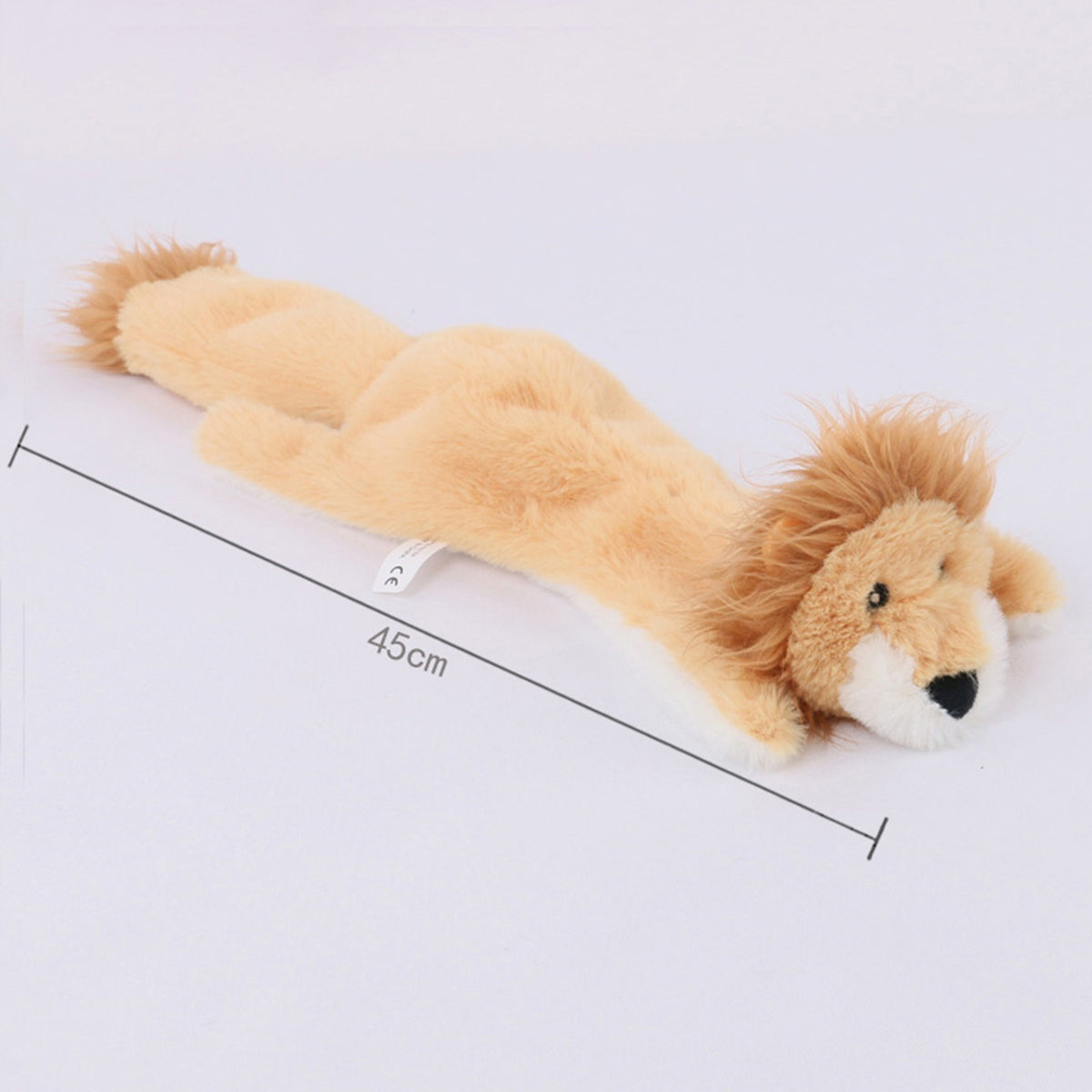 Unstuffed Squeaky Plush Dog Toys, Milk, Penguin Plush Toy A5659