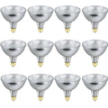 90-Watt Equivalent PAR38 Dimmable Halogen Flood Light Bulb, Warm White 3000K (12-Pack) B9826