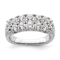 14k White Gold Lab Grown Diamond Band M38812
