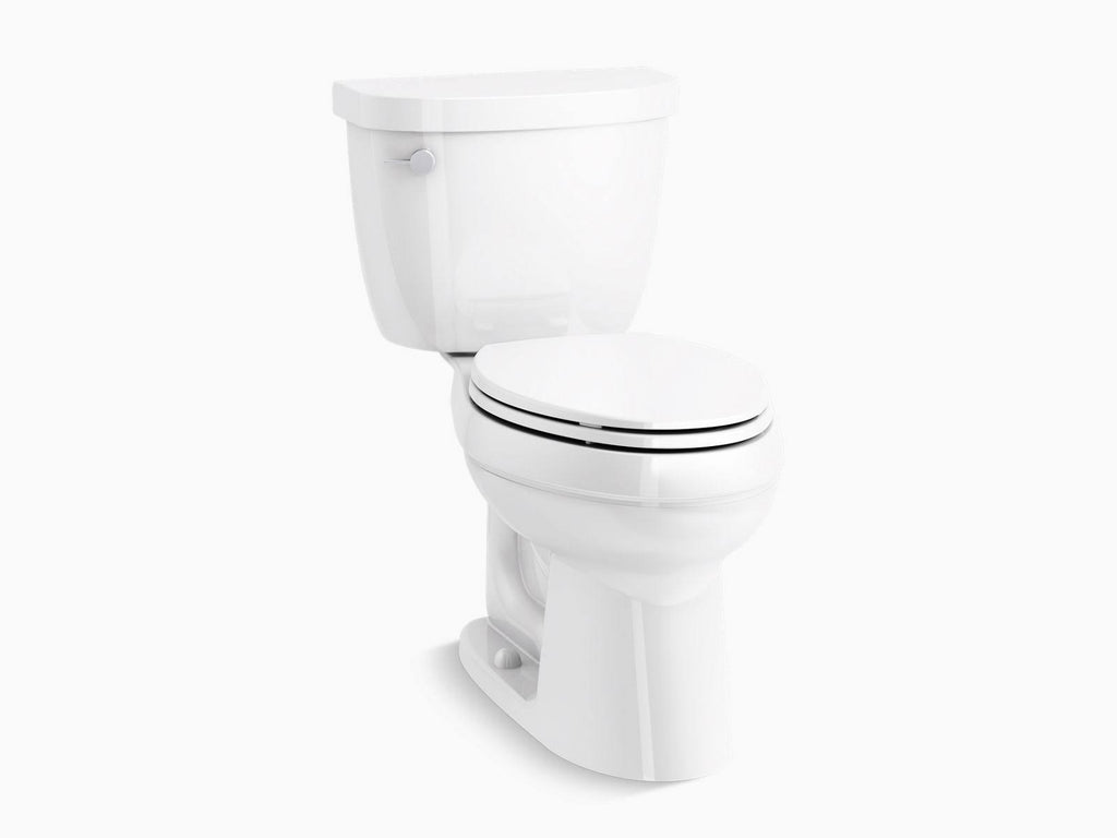 White 1.28 GPF Single Flush Elongated Toilet C389