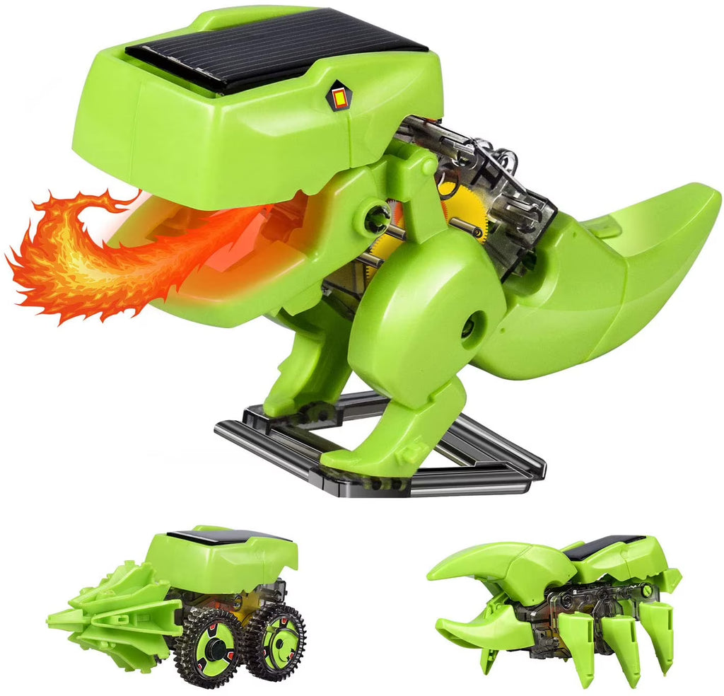 STEM Robot Building Educational Toys Science Kit 3 in 1 Solar Dinosaur Desk Robot U116086