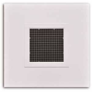 Steel T-Bar Panel Return Air Grille with Aluminum Egg-Crate Core - 6 in. Round Collar J317