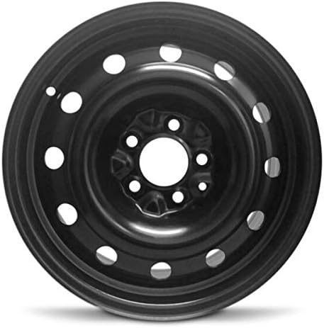 16 inch 5 Lug Black Steel Wheel T407
