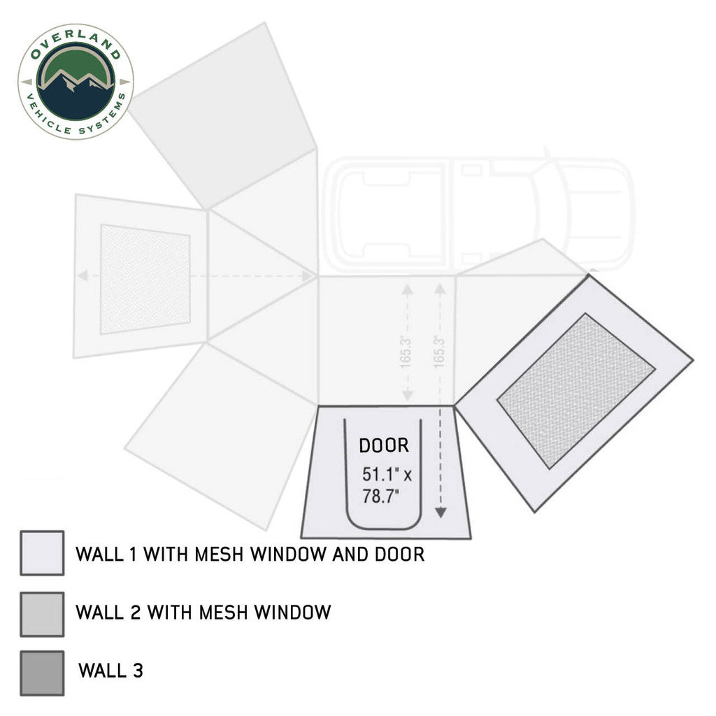 Awning 270 Passenger Side Wall 1 With Door and Window U775367