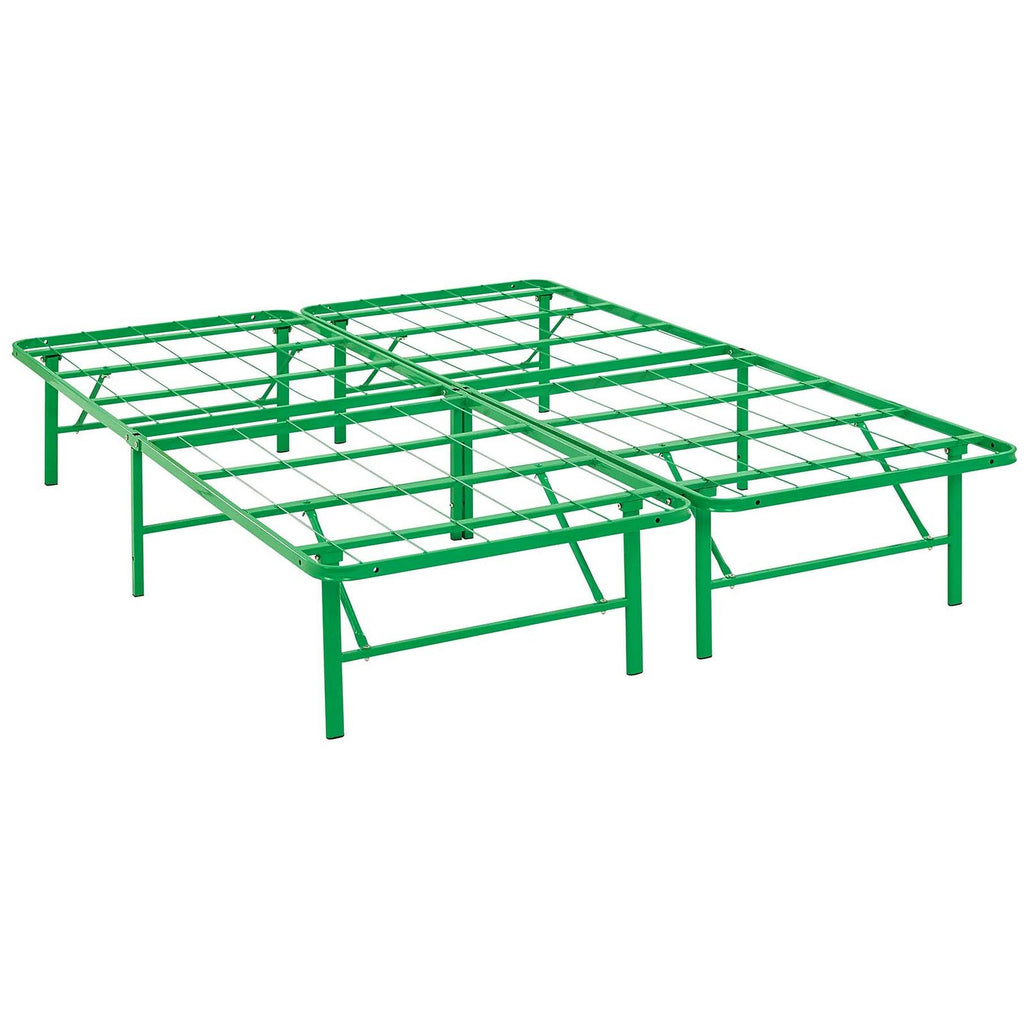 Green Full Stainless Steel Bed Frame X567758