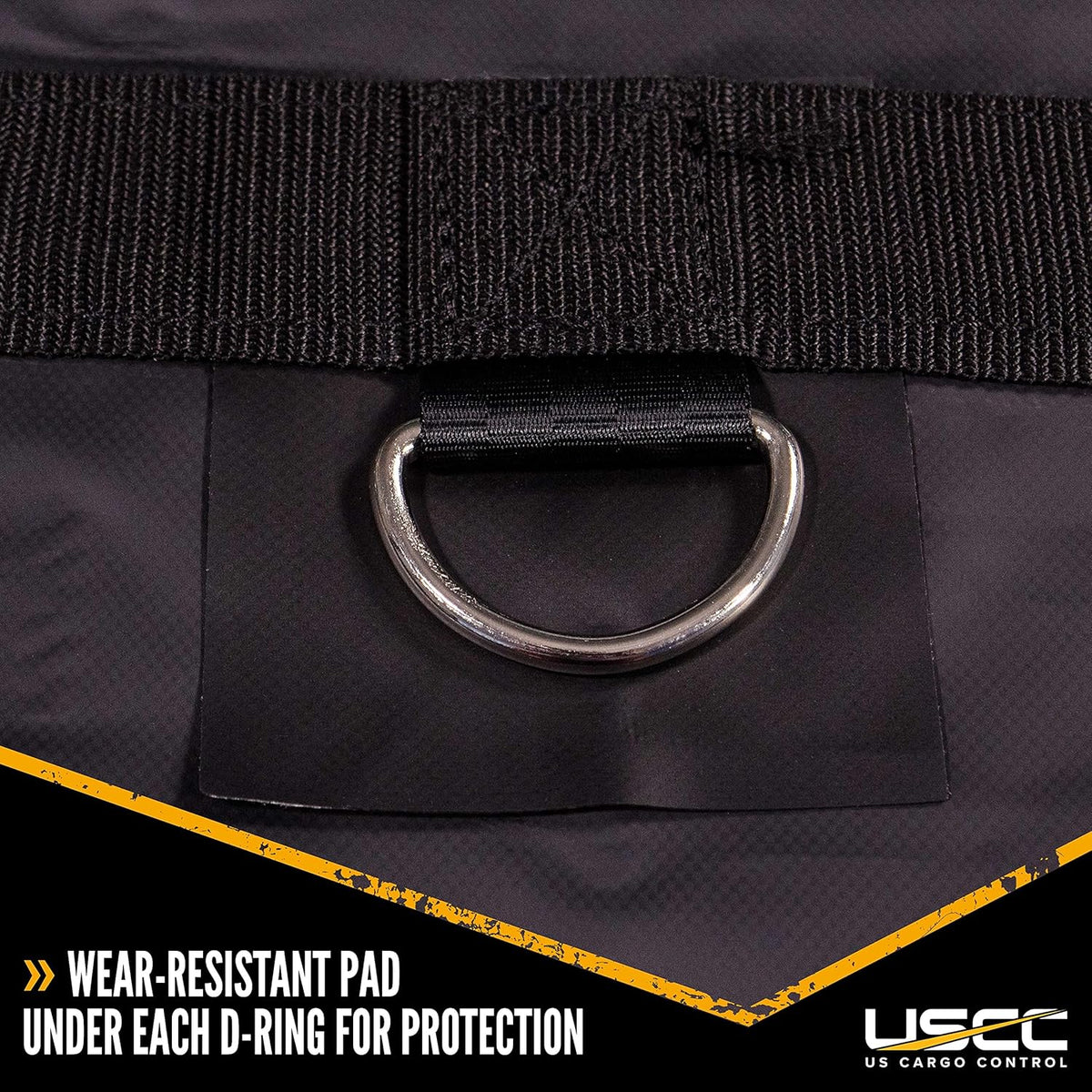 Heavy Duty 24 Feet x 18 Feet Black Lumber Tarp with 8 Foot Drop and Flap H621561