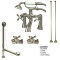 Brushed Nickel Clawfoot Tub Faucet Package R95980