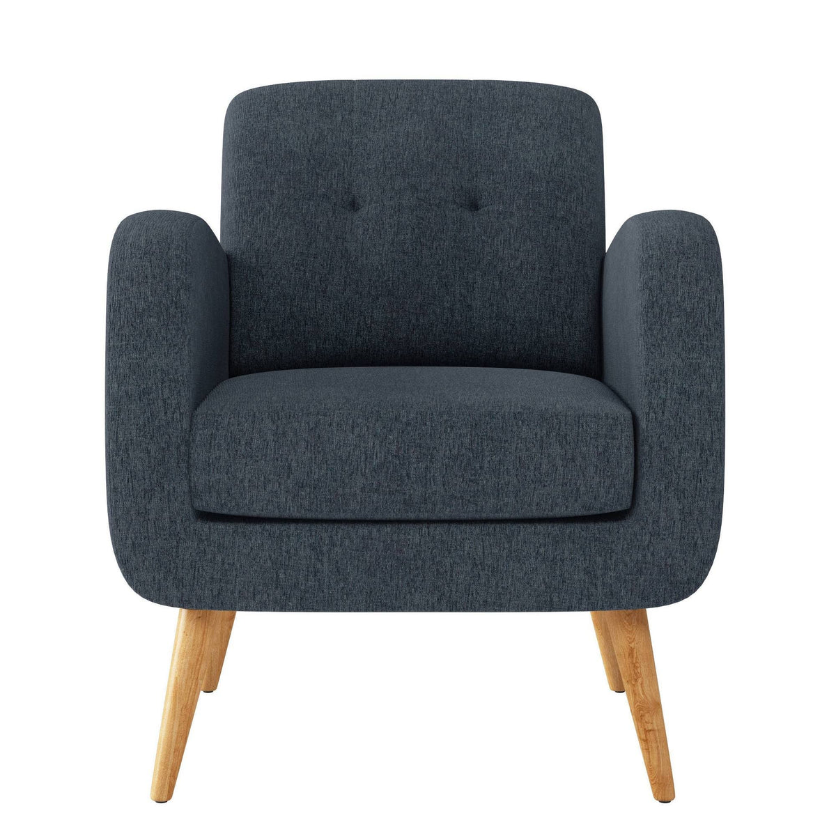 Chenille Blue Armchair A7478