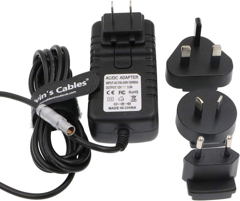 Z Cam E2 Power Adapter Cable with US UK EU AU Plugs T1386
