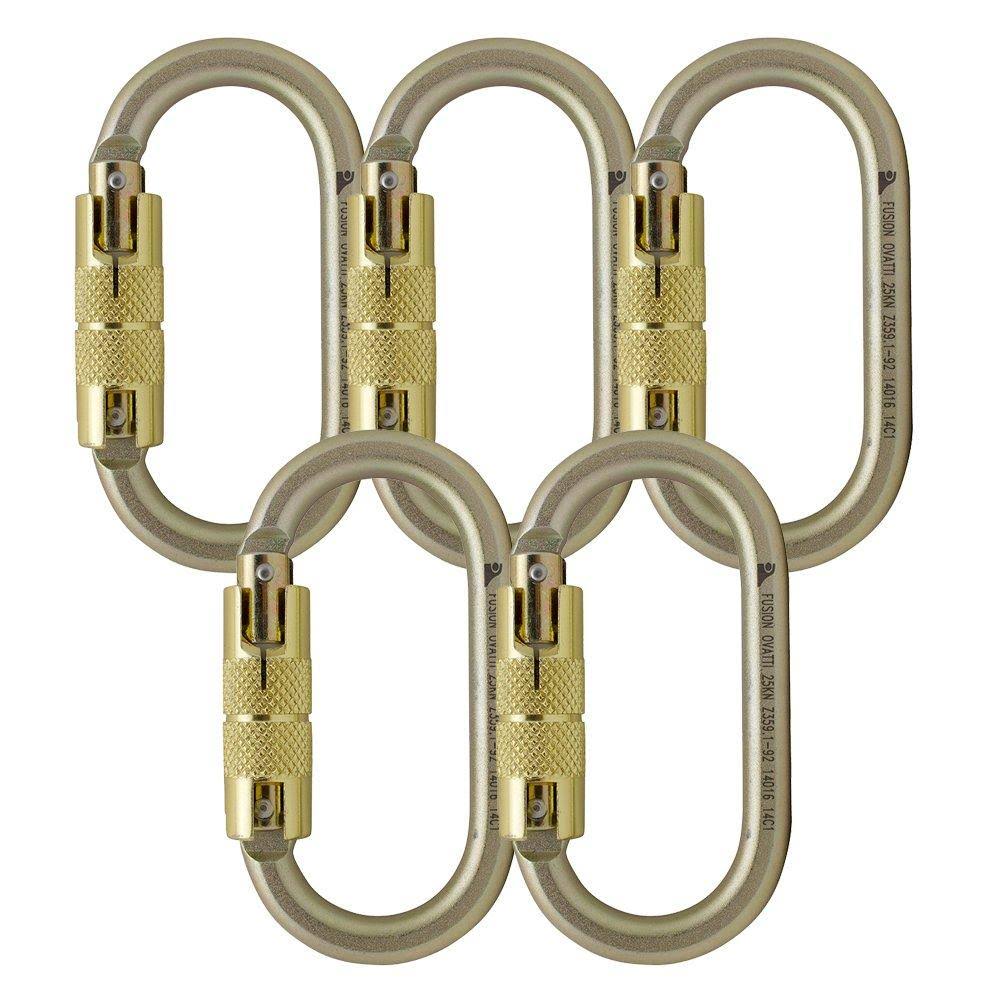 Oval-Shaped Steel Auto Lock Carabiner G133