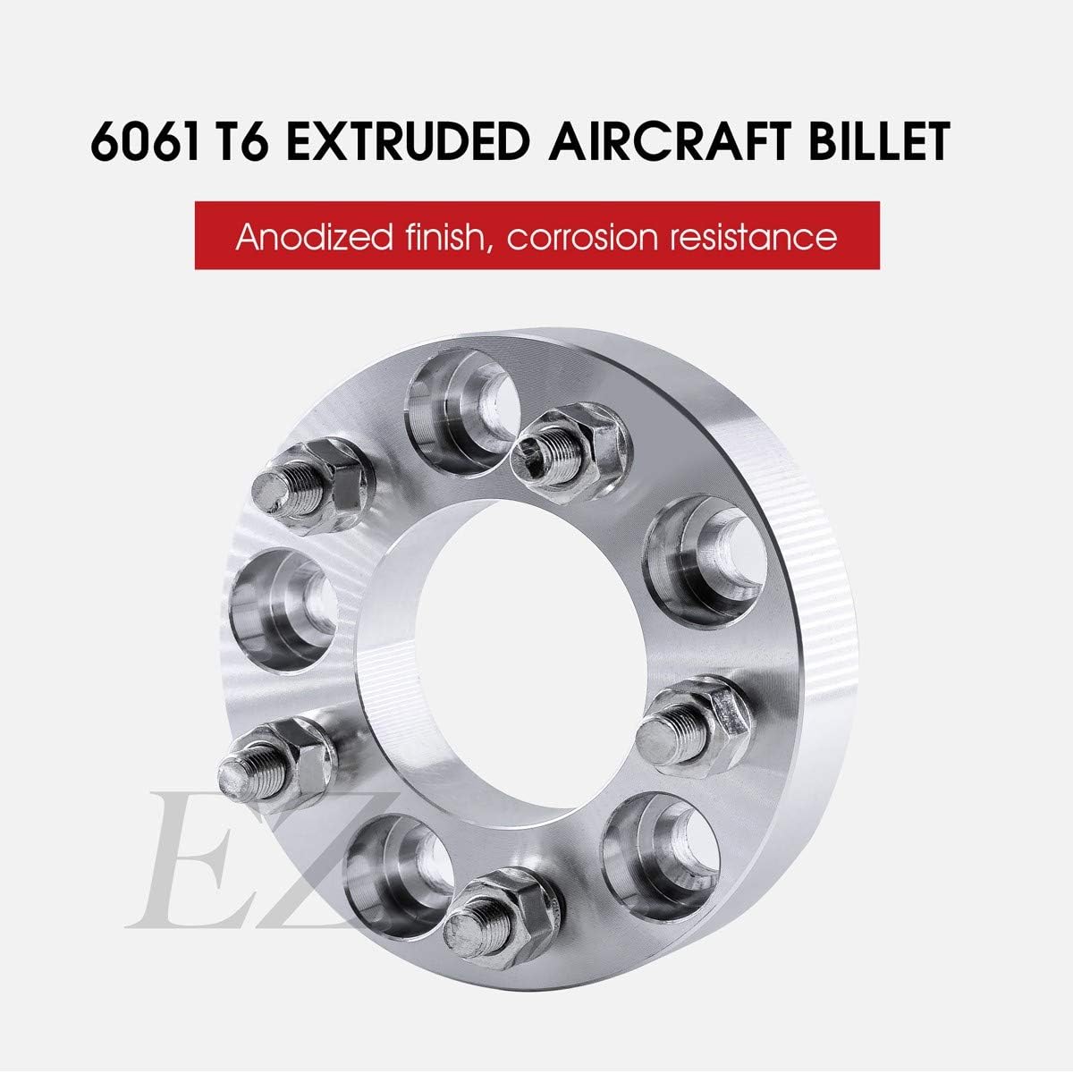 2 Billet Wheel Adapters 5x135 to 5x4.5 Thickness 1.5 Inch W725942
