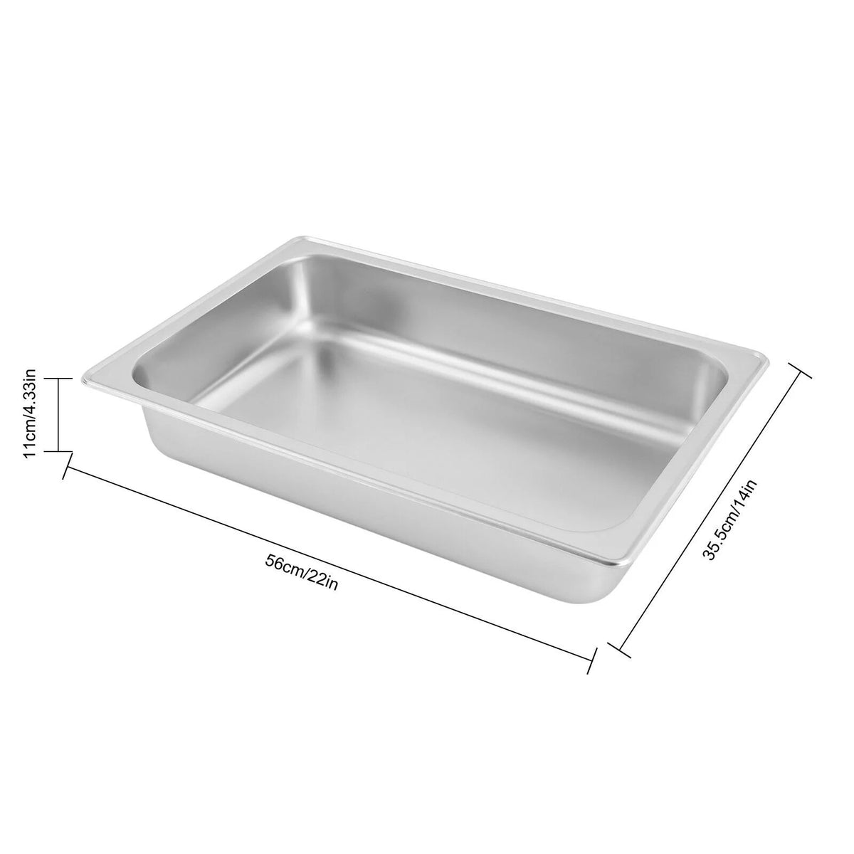 9.54QT Stainless Steel Chafing Dish Set J90671