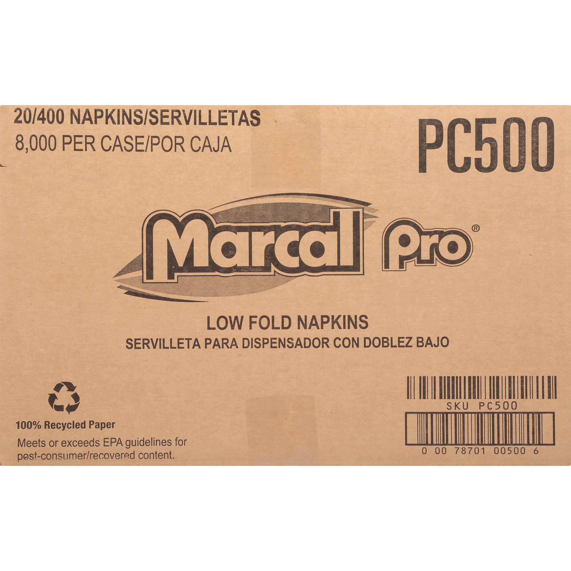 White 6.5x22 Length x 12x22 Width Napkin Dispenser Q515583