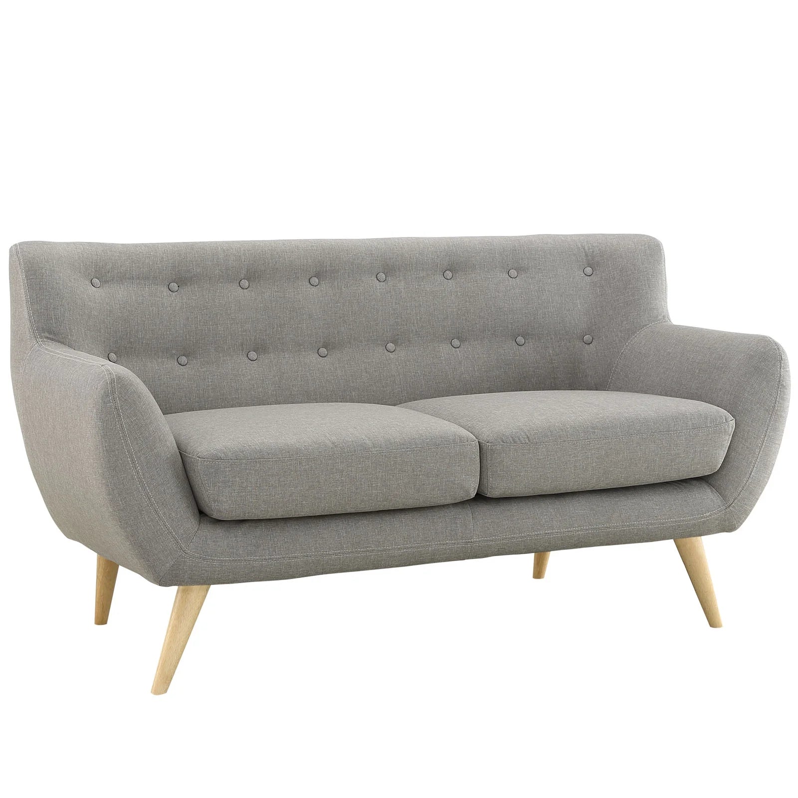 Grey Fabric Two PCS Living Room Set Y8800