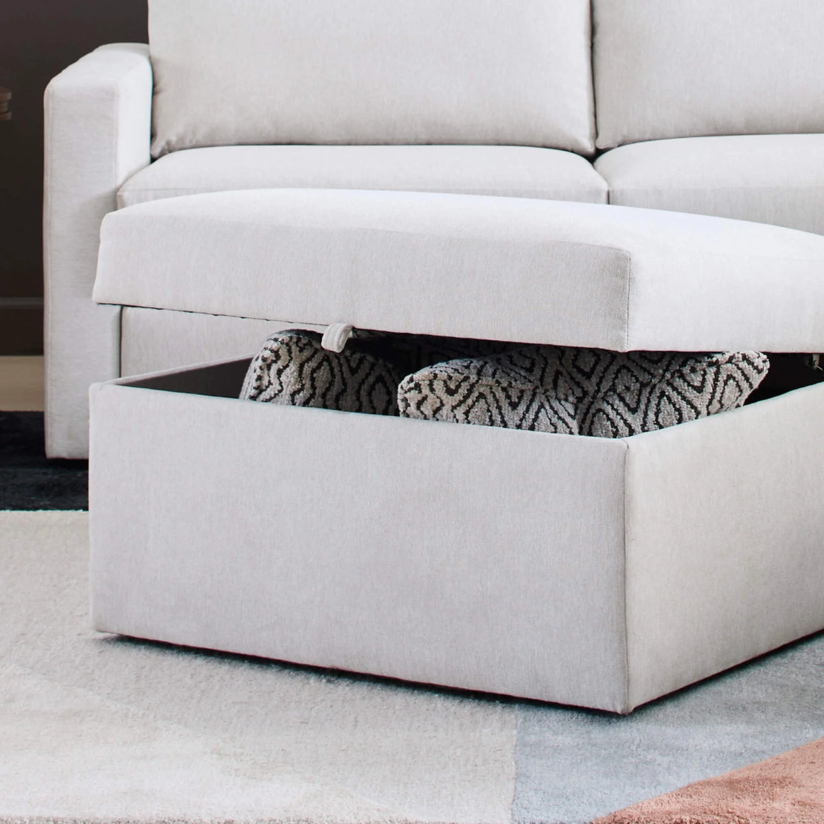 Frost Ottoman with Storage K9992