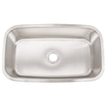16-Gauge Undermount Single Basin Stainless Steel Kitchen Sink A326302