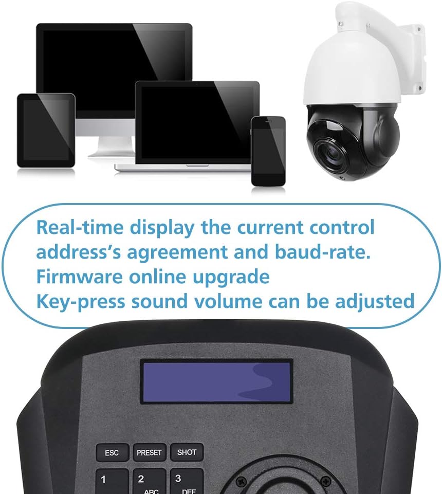 PTZ Keyboard Controller with LCD Screen E11614