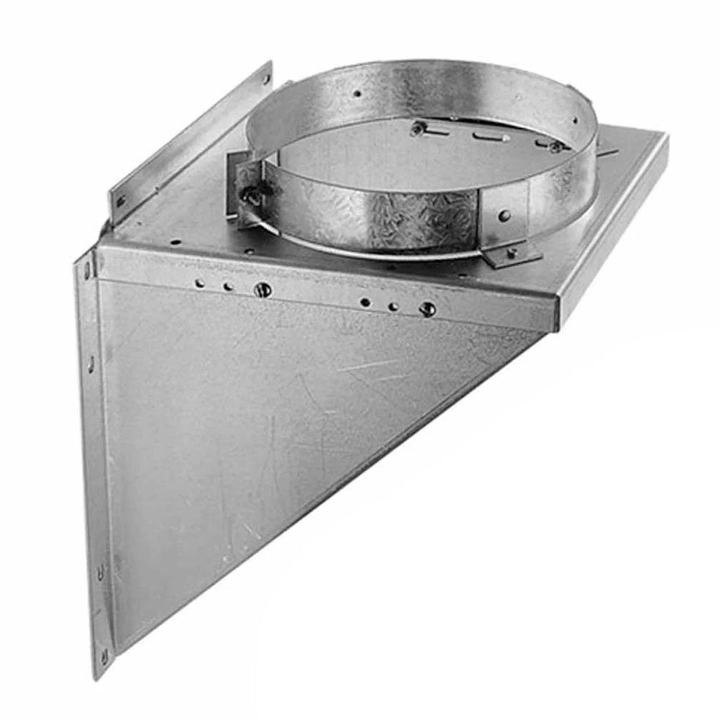 5-Inch Diameter Adjustable Tee Support Bracket, Galvanized N856276