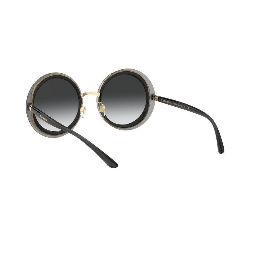 Transparent Grey Gold Sunglasses U644