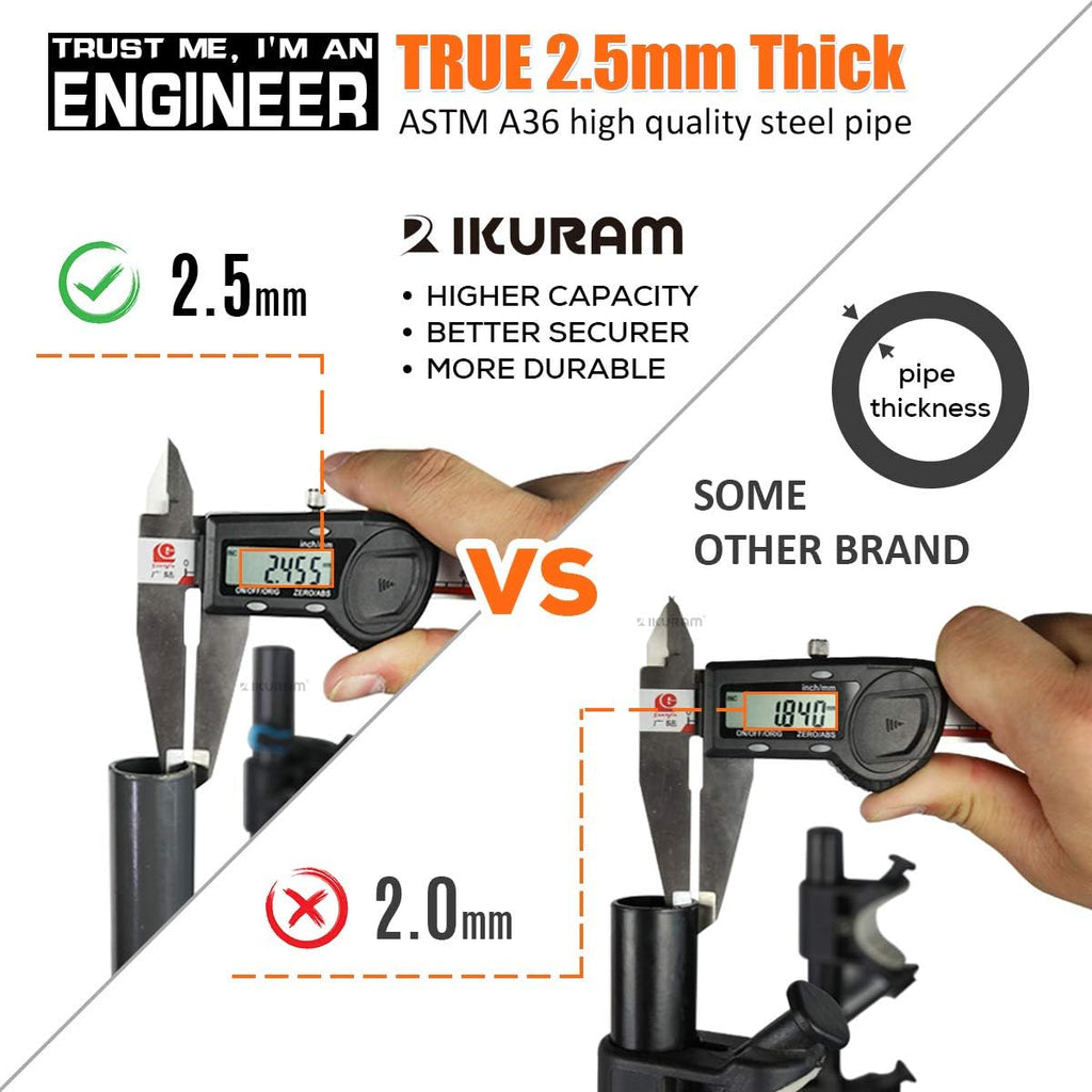 3 Bike Rack Hitch Mount Double Foldable Rack S466