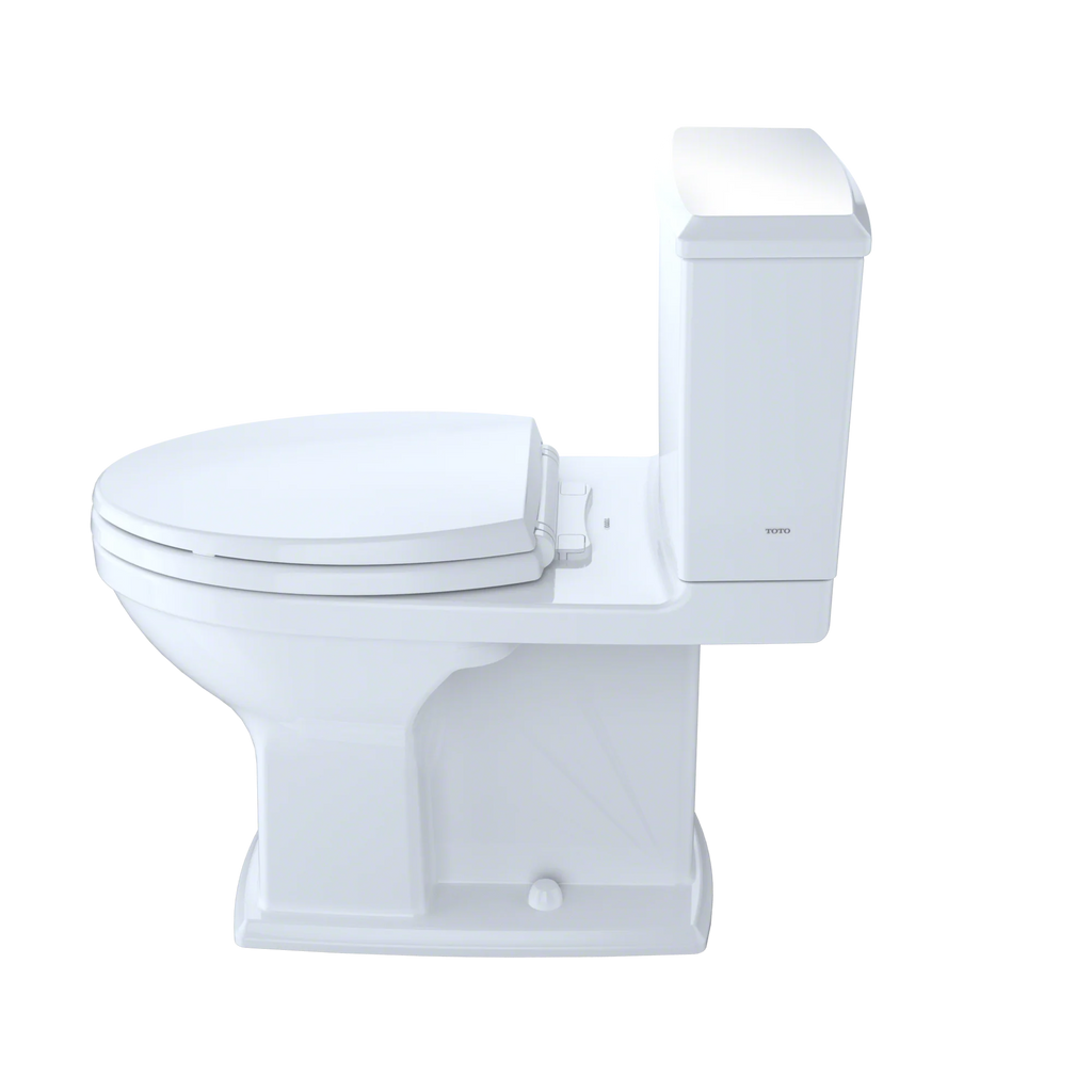 Cotton White Two-Piece Elongated Dual Flush Toilet H938