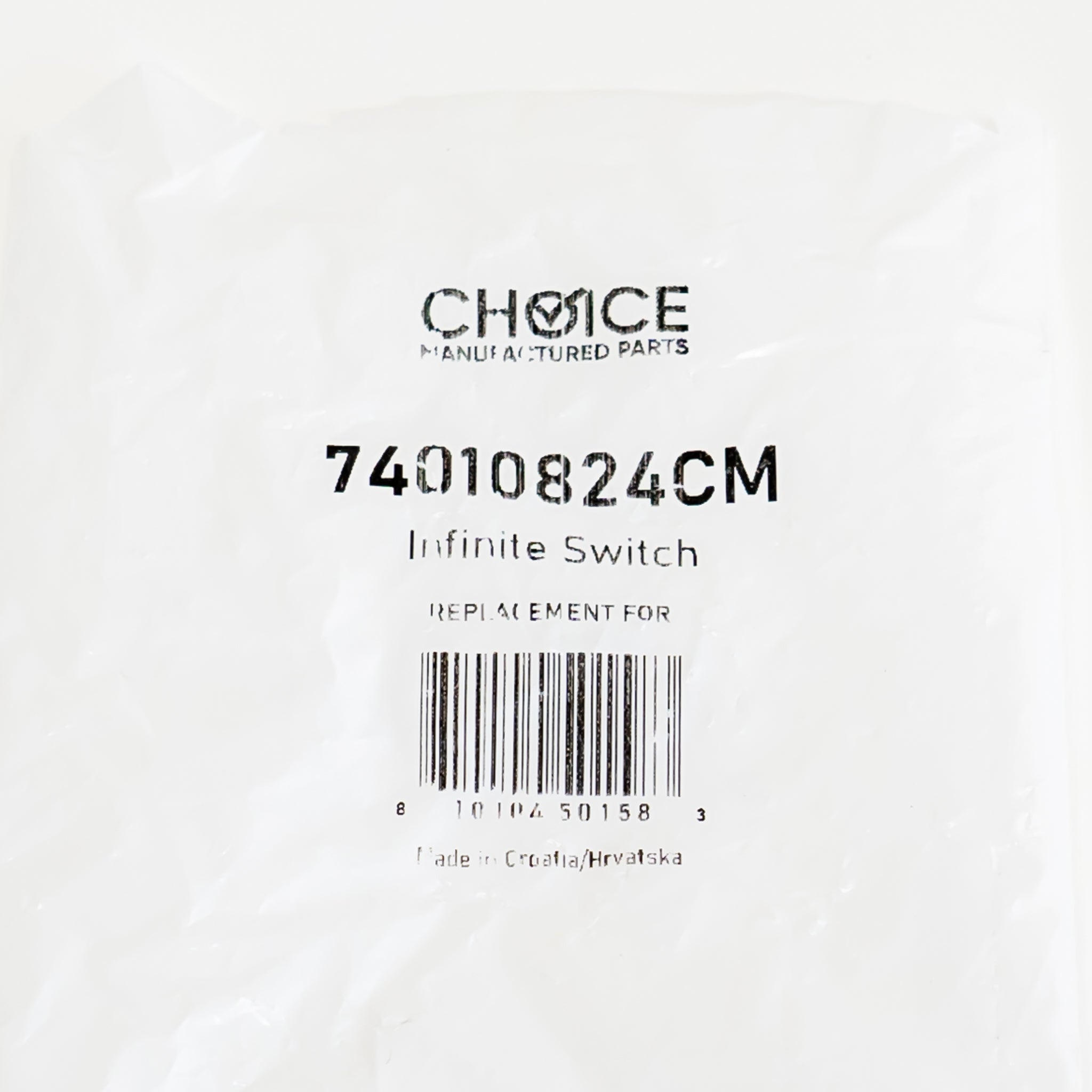 Range Burner Infinite Switch Control J7426