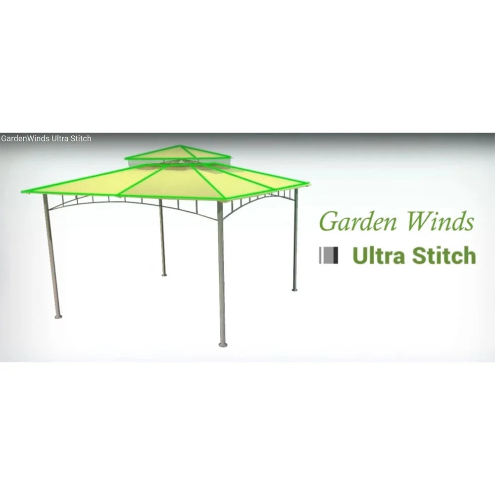 10x12 Gazebo Replacement Canopy Top Cover A6563