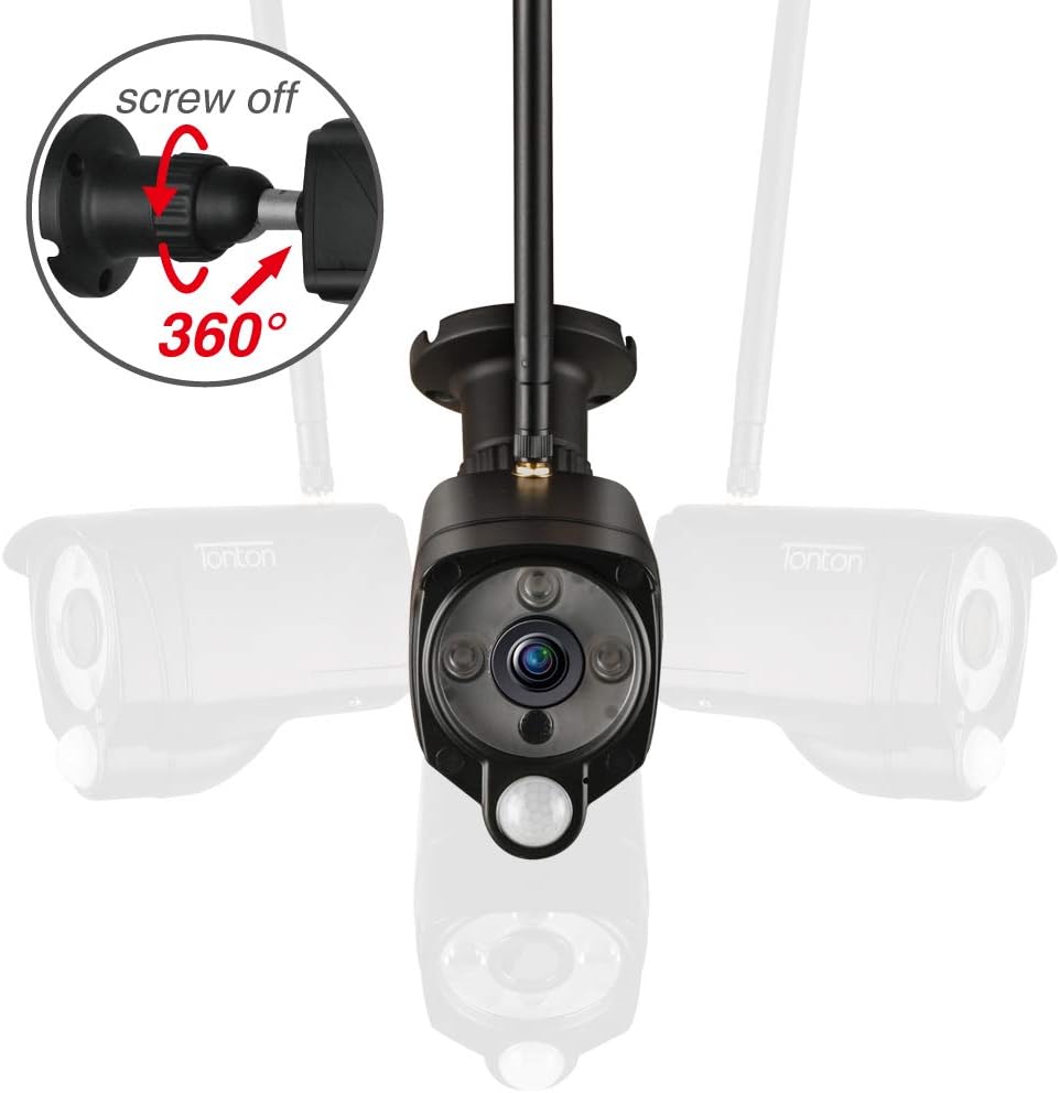 8CH 5MP NVR Security Camera System with 2TB HDD and 8PCS 3MP Outdoor Bullet Cameras F3525