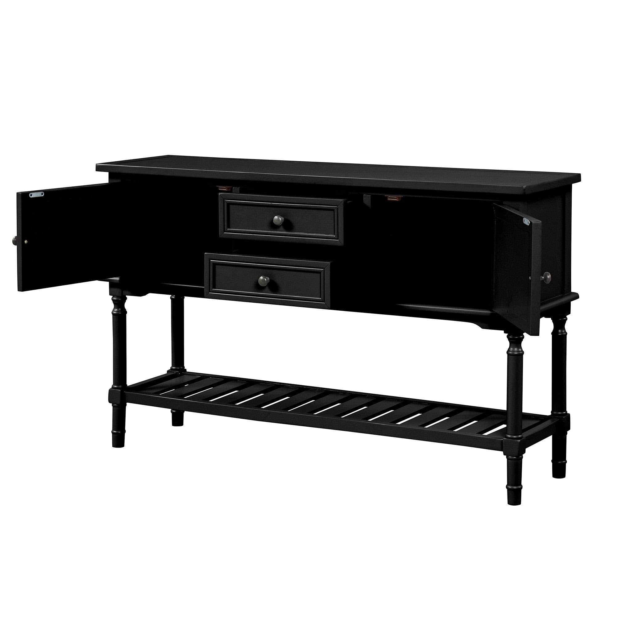 Black 47'' Sofa Table Console Table N496