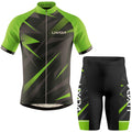 Men Cycling Jersey Short Sleeve Bike Shirt Padded Shorts MTB Clothing Suit X857394