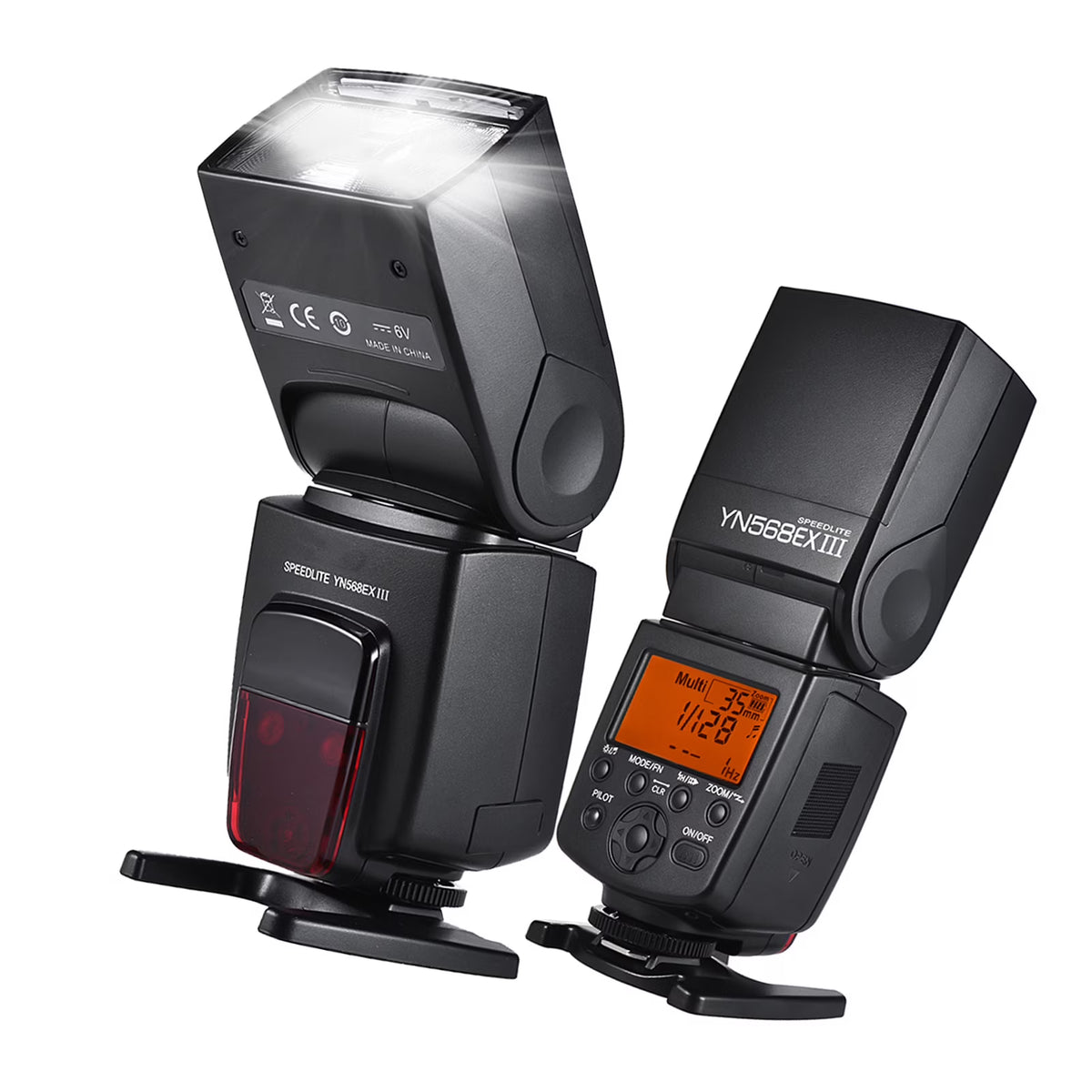 Wireless TTL Master Slave Flash Speedlite GN58 for DSLR Q59923