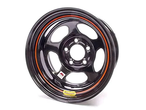 Inertia Wheel - 15 x 8 in. - 5 x 5 in. - Black - 3 in. Back Spacing - 19 lbs K338043