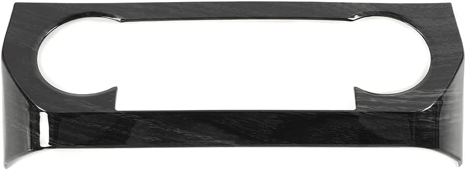 Carbon Fiber Grain Car Central Console Air Conditioner Adjust Switch Panel Cover Trim A826