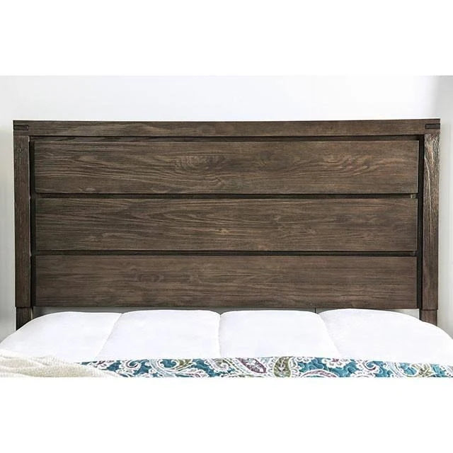 Rustic Brown King Bed T221695