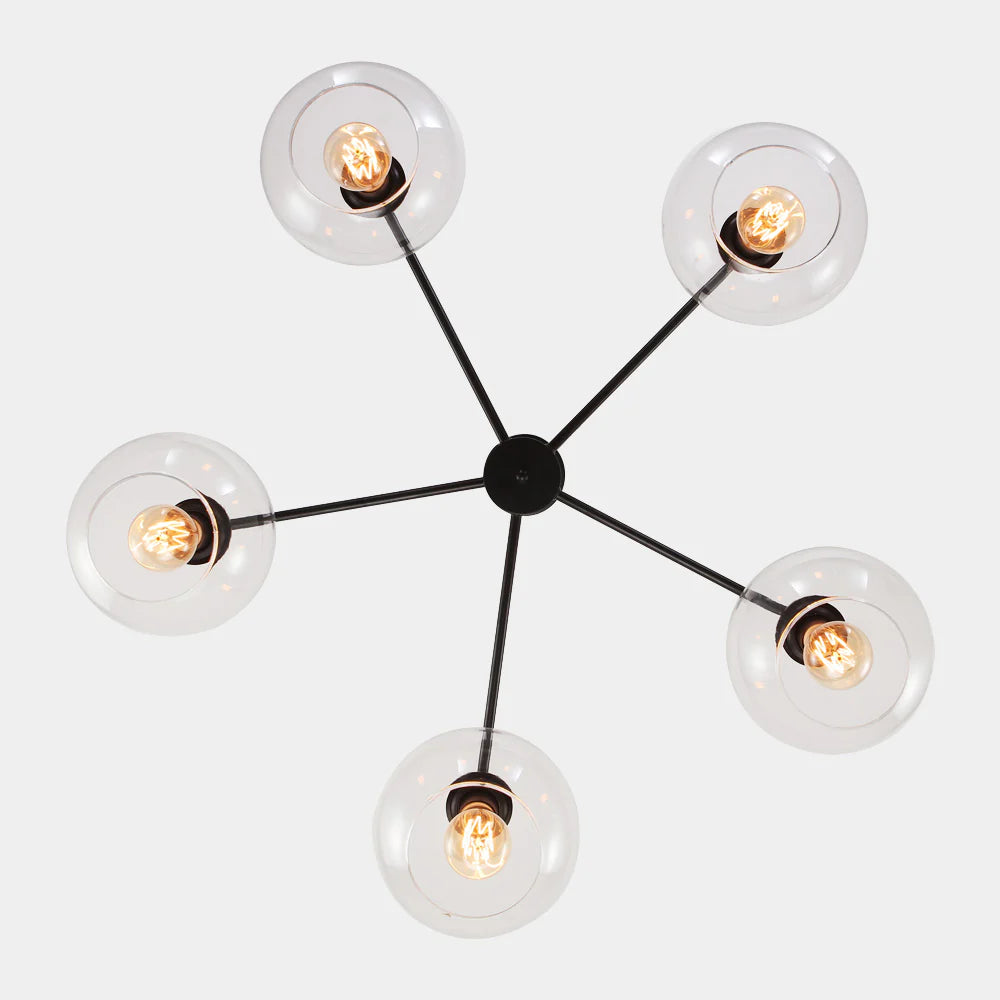 5-Light Dimmable Sputnik Sphere Chandelier H70580