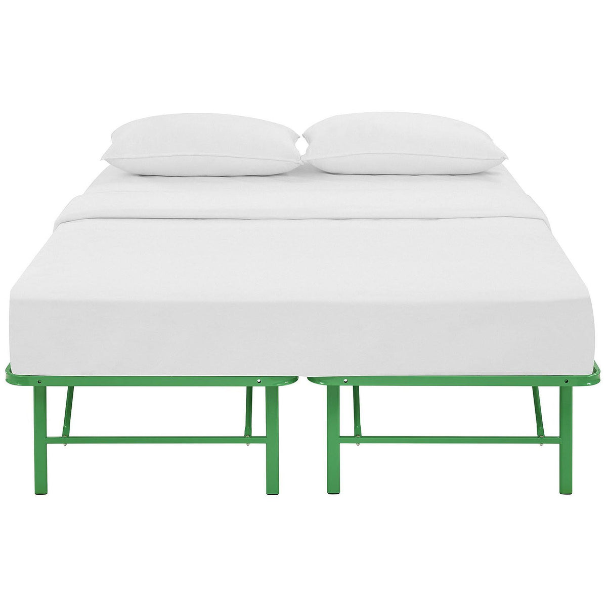 Green Full Stainless Steel Bed Frame X567758