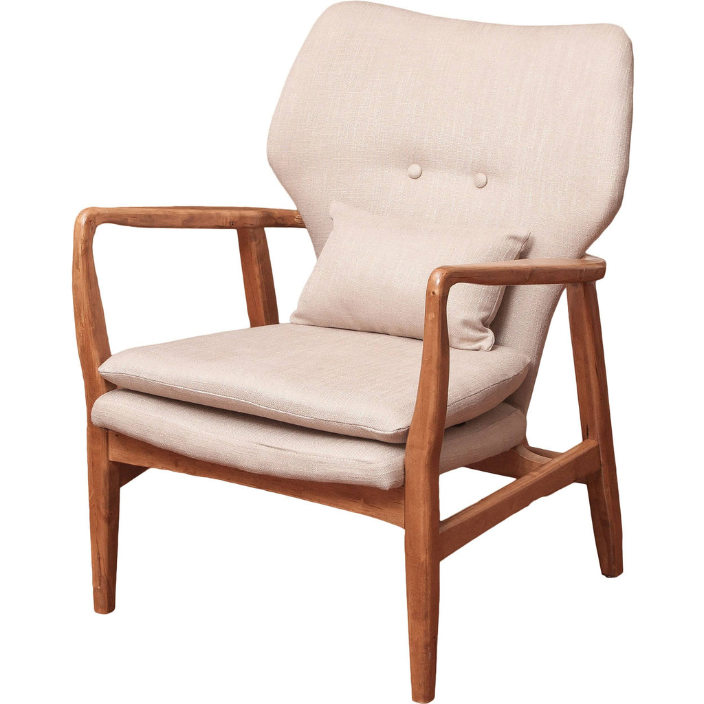 Beige Accent Chair H497941
